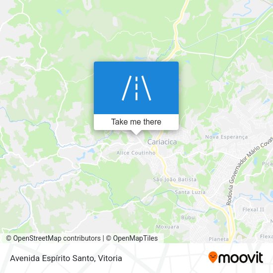 Avenida Espírito Santo map