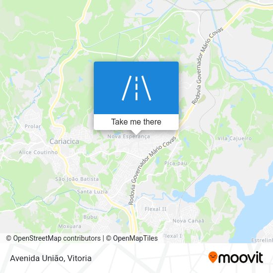 Avenida União map