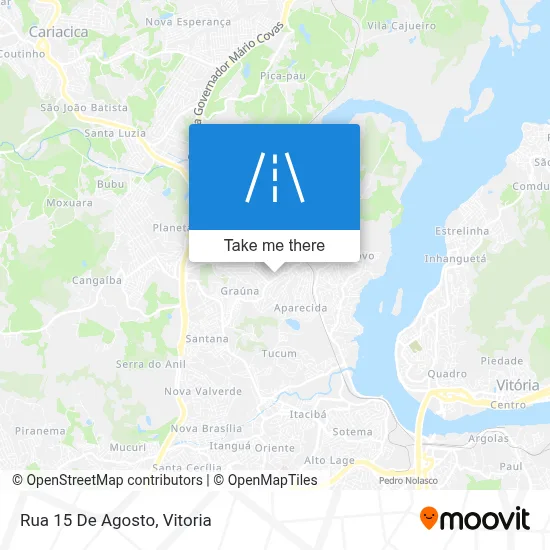 Rua 15 De Agosto map