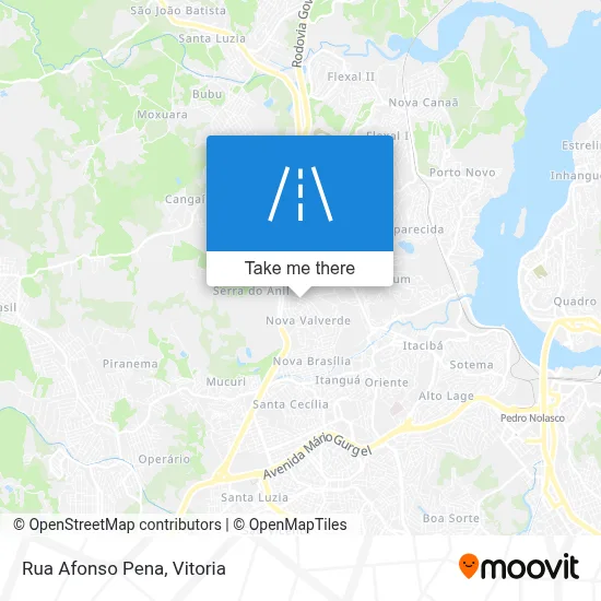 Rua Afonso Pena map