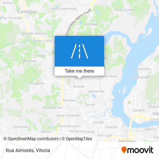 Rua Aimorés map