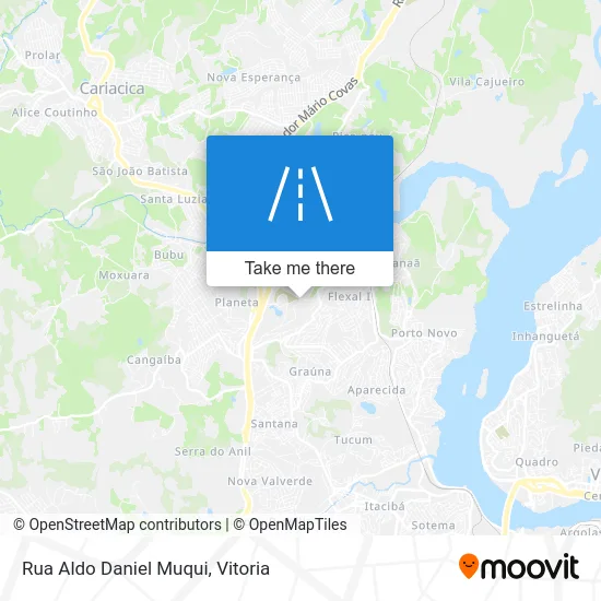 Rua Aldo Daniel Muqui map