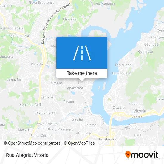 Rua Alegria map