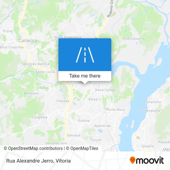 Rua Alexandre Jerro map