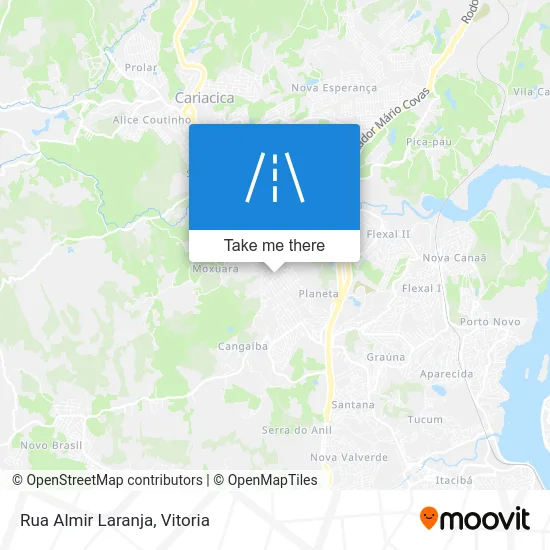 Rua Almir Laranja map
