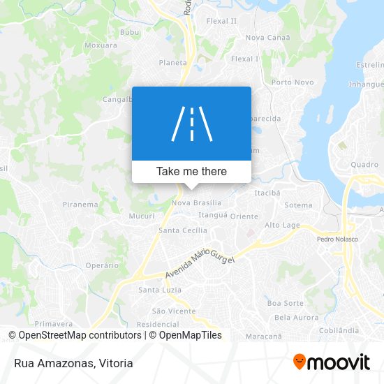 Rua Amazonas map