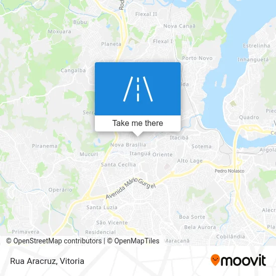 Rua Aracruz map