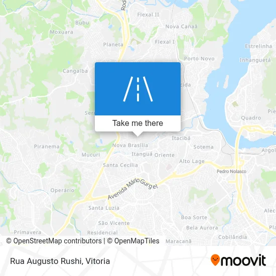 Rua Augusto Rushi map