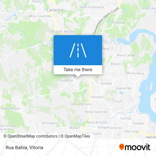Rua Bahia map