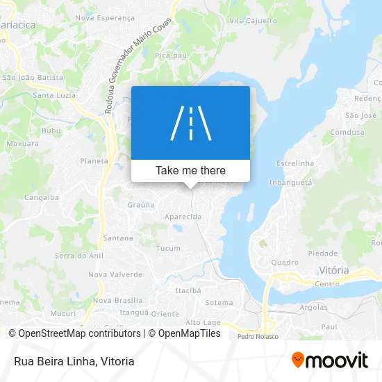 Rua Beira Linha map