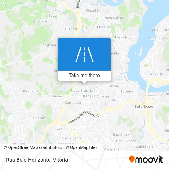 Rua Belo Horizonte map