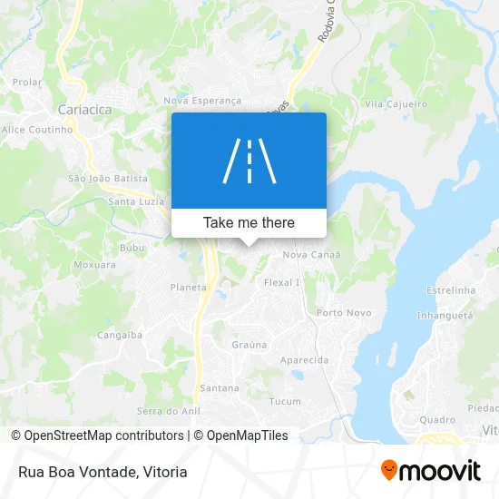 Rua Boa Vontade map