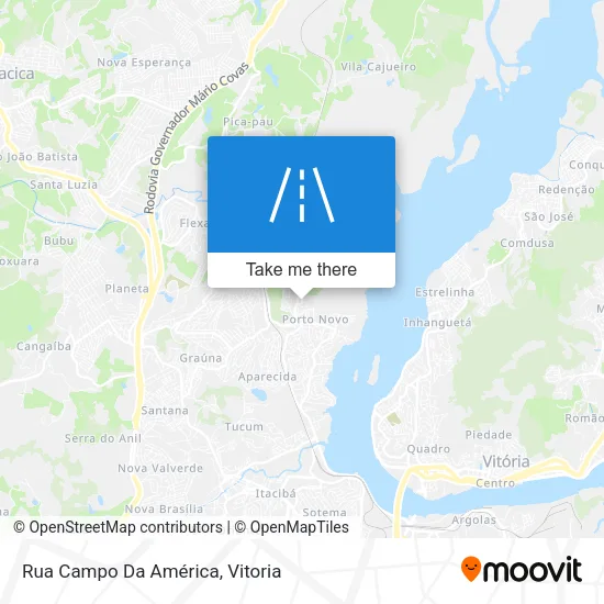 Rua Campo Da América map