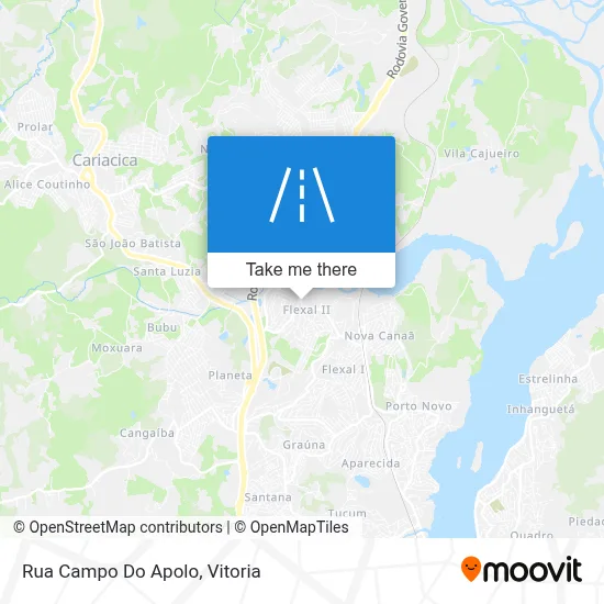 Rua Campo Do Apolo map