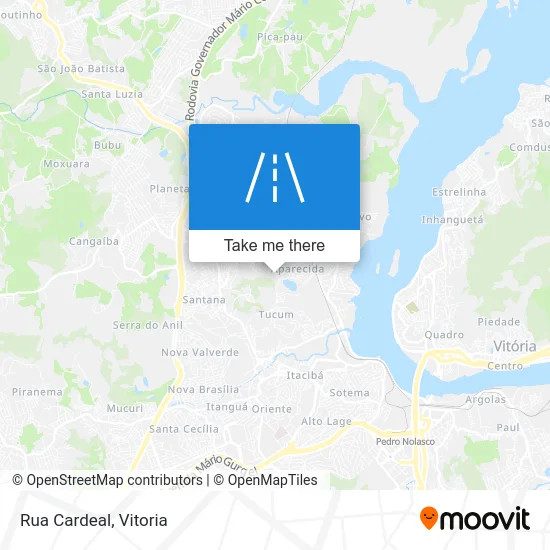 Rua Cardeal map