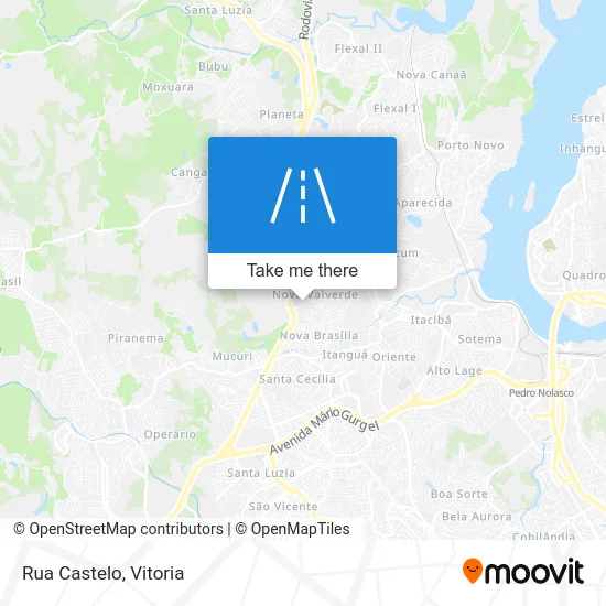 Rua Castelo map