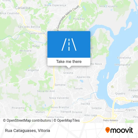 Rua Cataguases map
