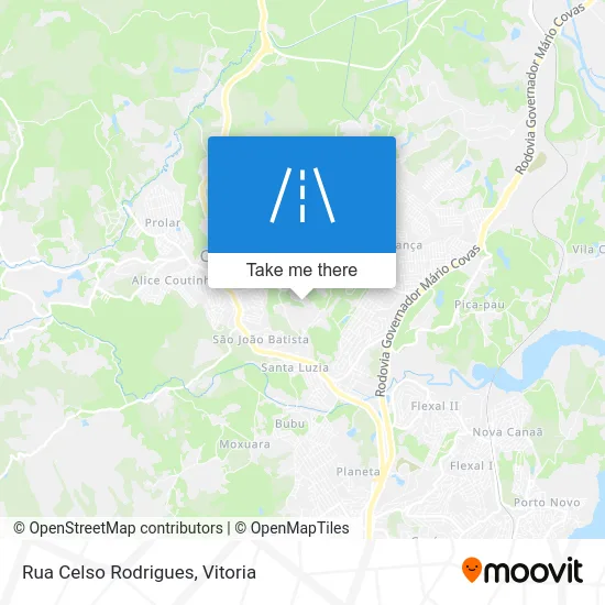 Rua Celso Rodrigues map