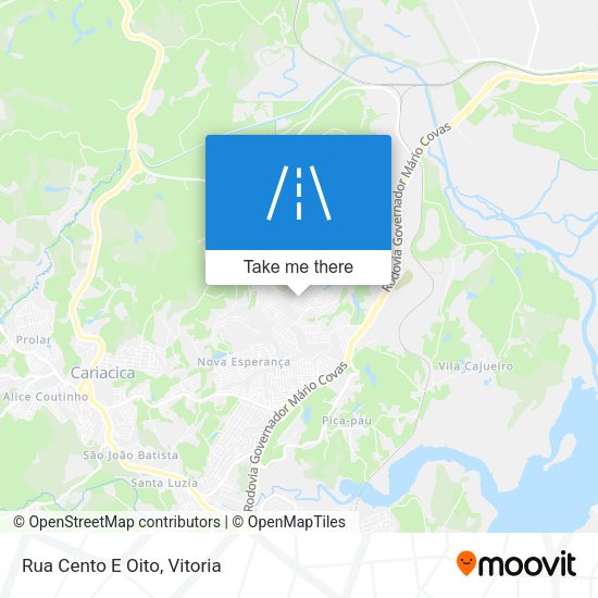 Rua Cento E Oito map