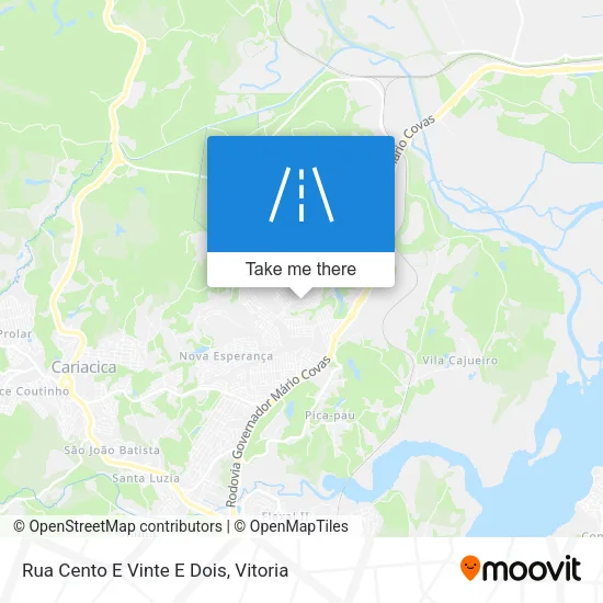 Rua Cento E Vinte E Dois map