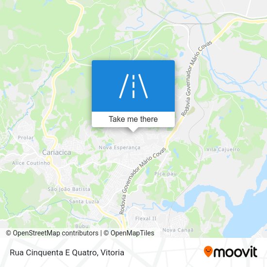 Rua Cinquenta E Quatro map