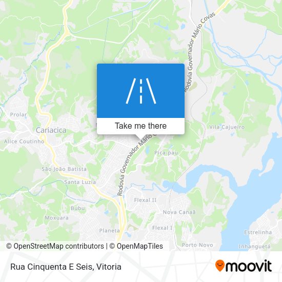 Rua Cinquenta E Seis map
