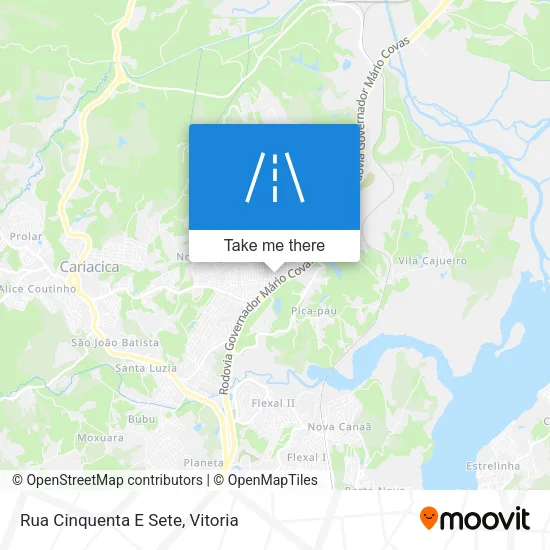 Rua Cinquenta E Sete map