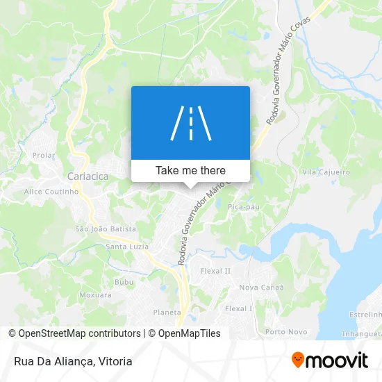 Rua Da Aliança map