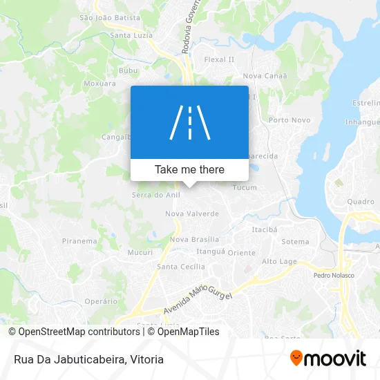 Rua Da Jabuticabeira map