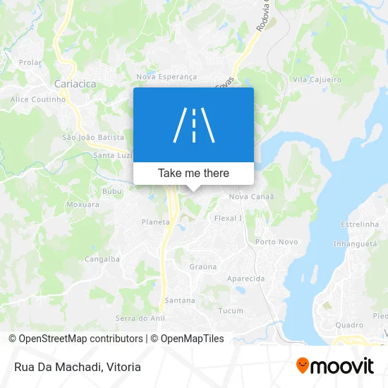 Rua Da Machadi map