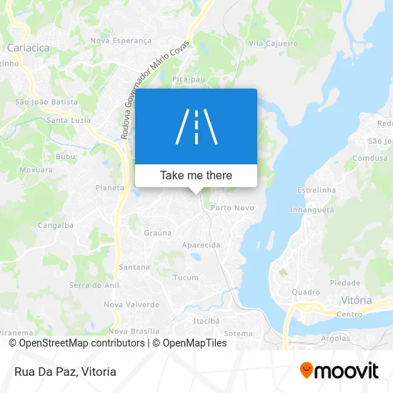 Rua Da Paz map