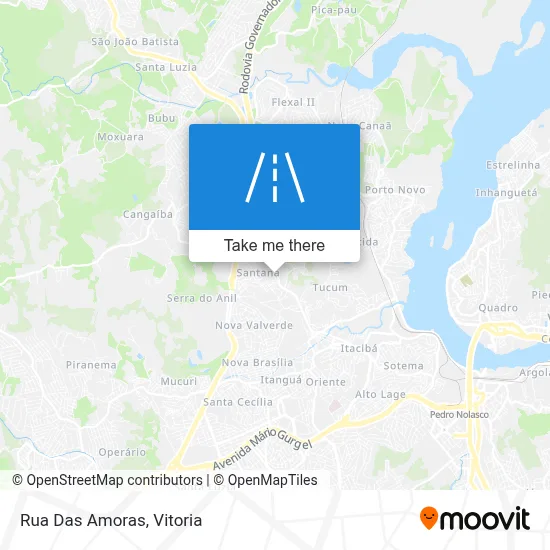 Rua Das Amoras map
