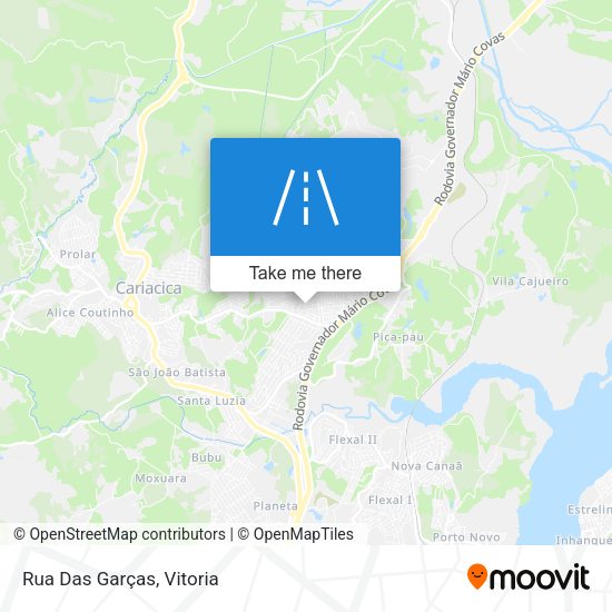Rua Das Garças map