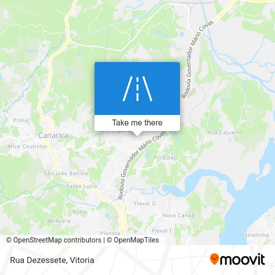 Rua Dezessete map