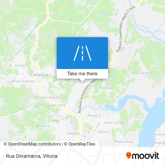 Rua Dinamarca map