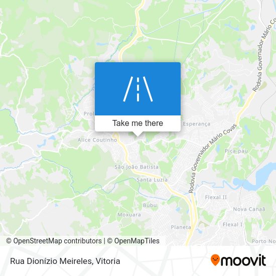 Rua Dionízio Meireles map