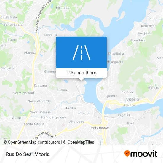 Rua Do Sesi map