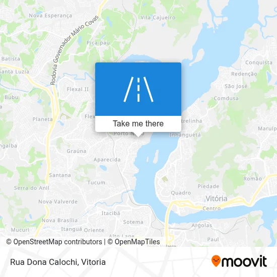 Rua Dona Calochi map
