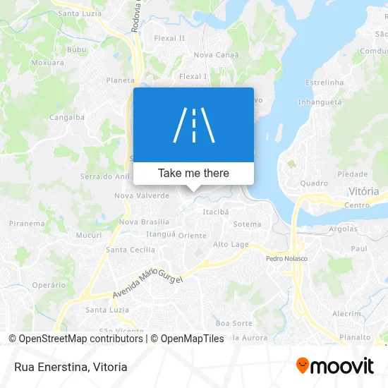 Rua Enerstina map