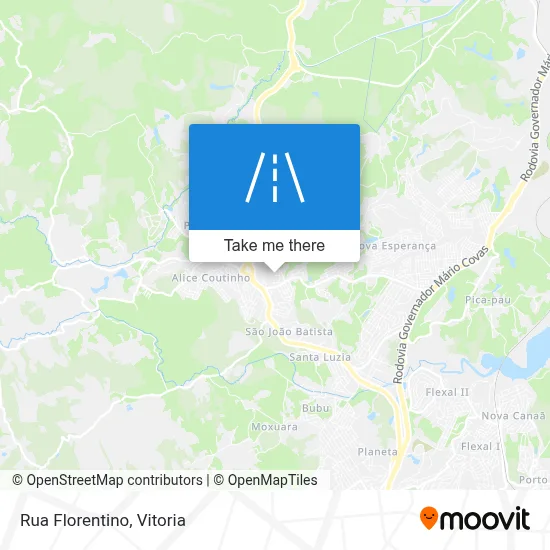 Rua Florentino map