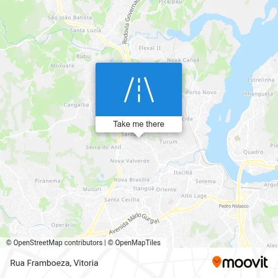 Rua Framboeza map