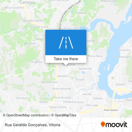 Rua Geraldo Gonçalves map