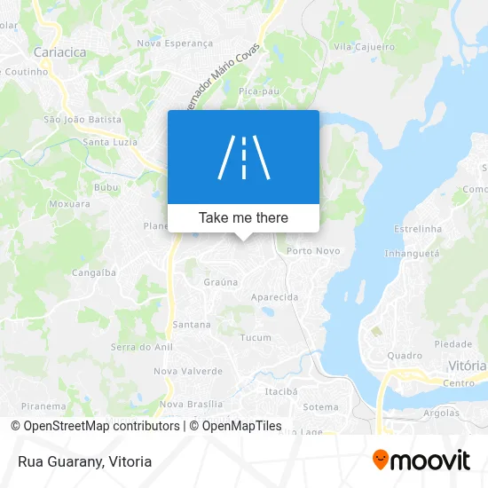 Rua Guarany map