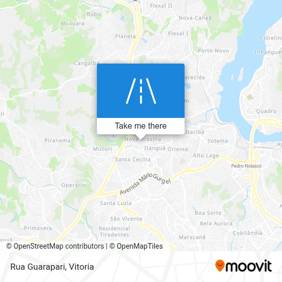 Rua Guarapari map