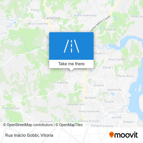 Rua Inácio Gobbi map