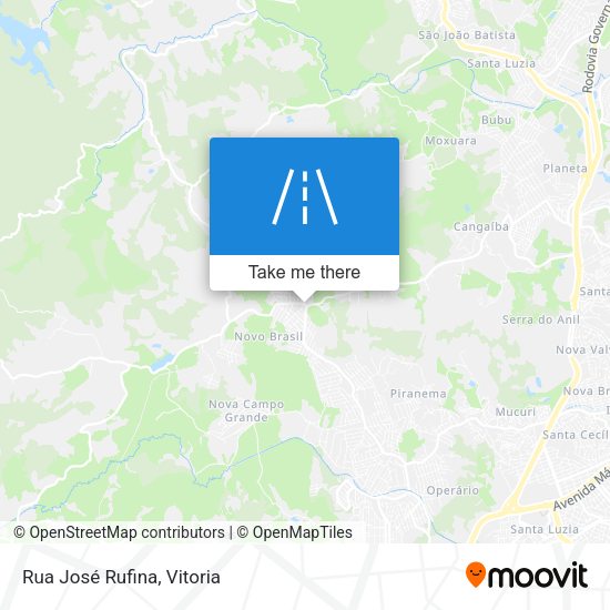 Rua José Rufina map