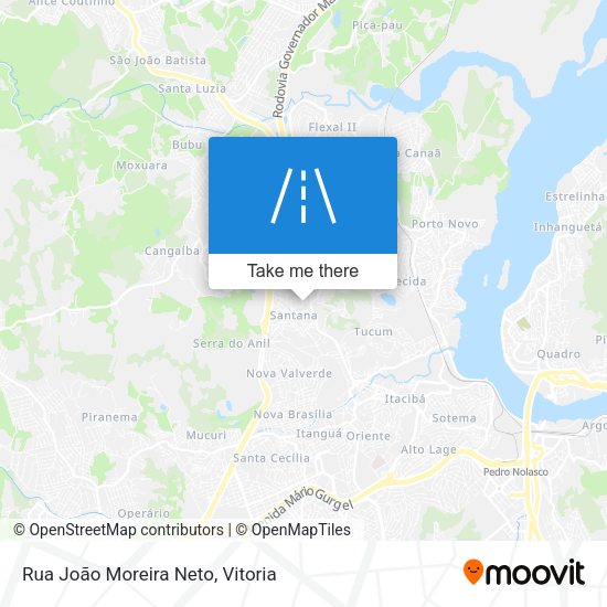 Rua João Moreira Neto map