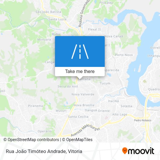 Rua João Timóteo Andrade map