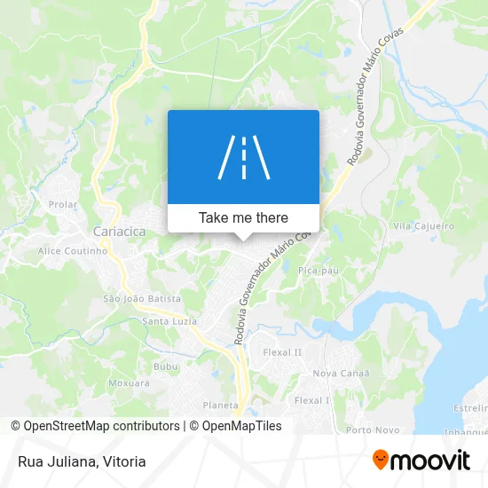 Rua Juliana map