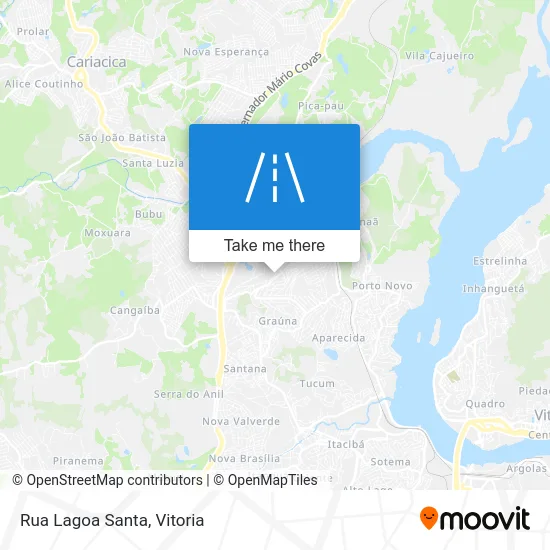 Rua Lagoa Santa map